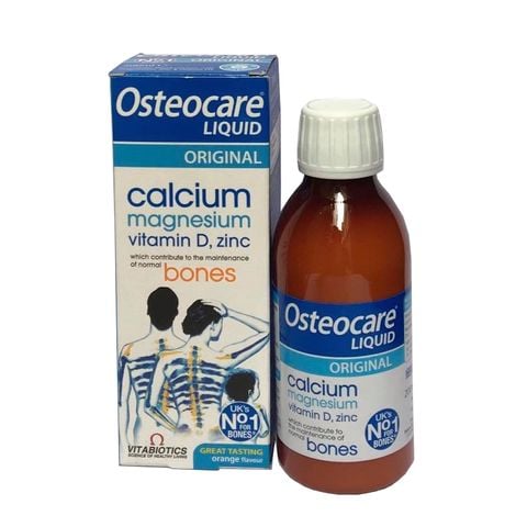 Canxi dạng nước Osteocare Anh dễ hấp thu