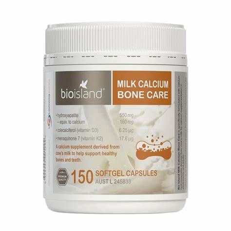 Bio Island milk calcium bổ sung canxi chiết xuất từ sữa bò non Úc phát triển chiều cao tối ưu cho bé