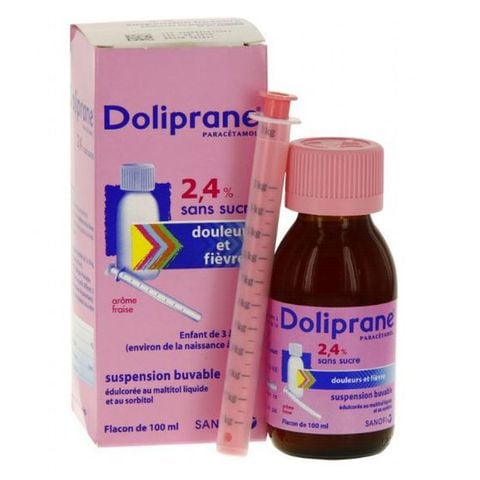 Siro Doliprane 100ml Cho Bé Chính Hãng Của Pháp