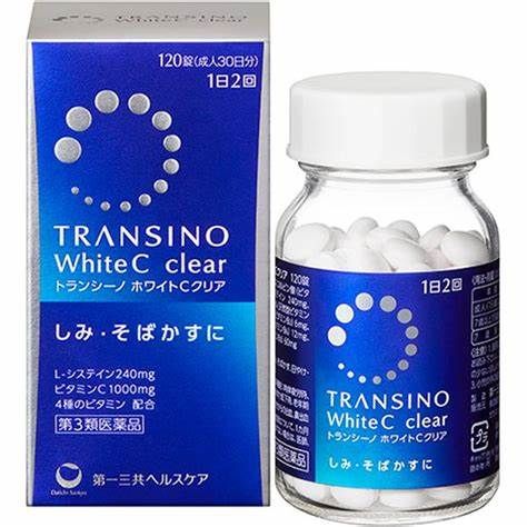 Viên uống Transino White C Clear hỗ trợ trắng da, cải thiện nám Nhật Bản