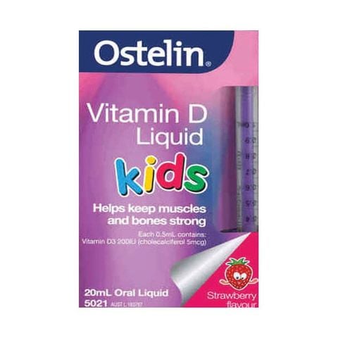 Ostelin Vitamin D Liquid Kids Dạng Nước Của Úc 20ml