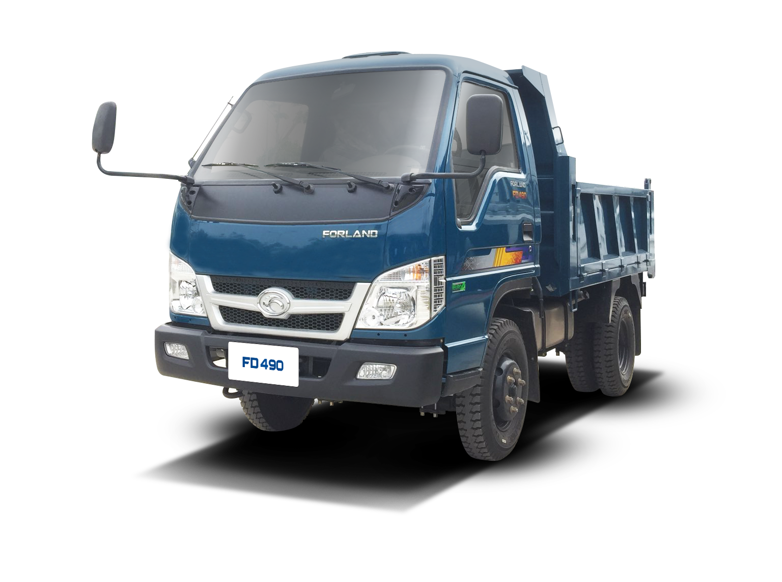  XE BEN 1 CẦU 2.5 TẤN 2 KHỐI THACO FORLAND FD490 