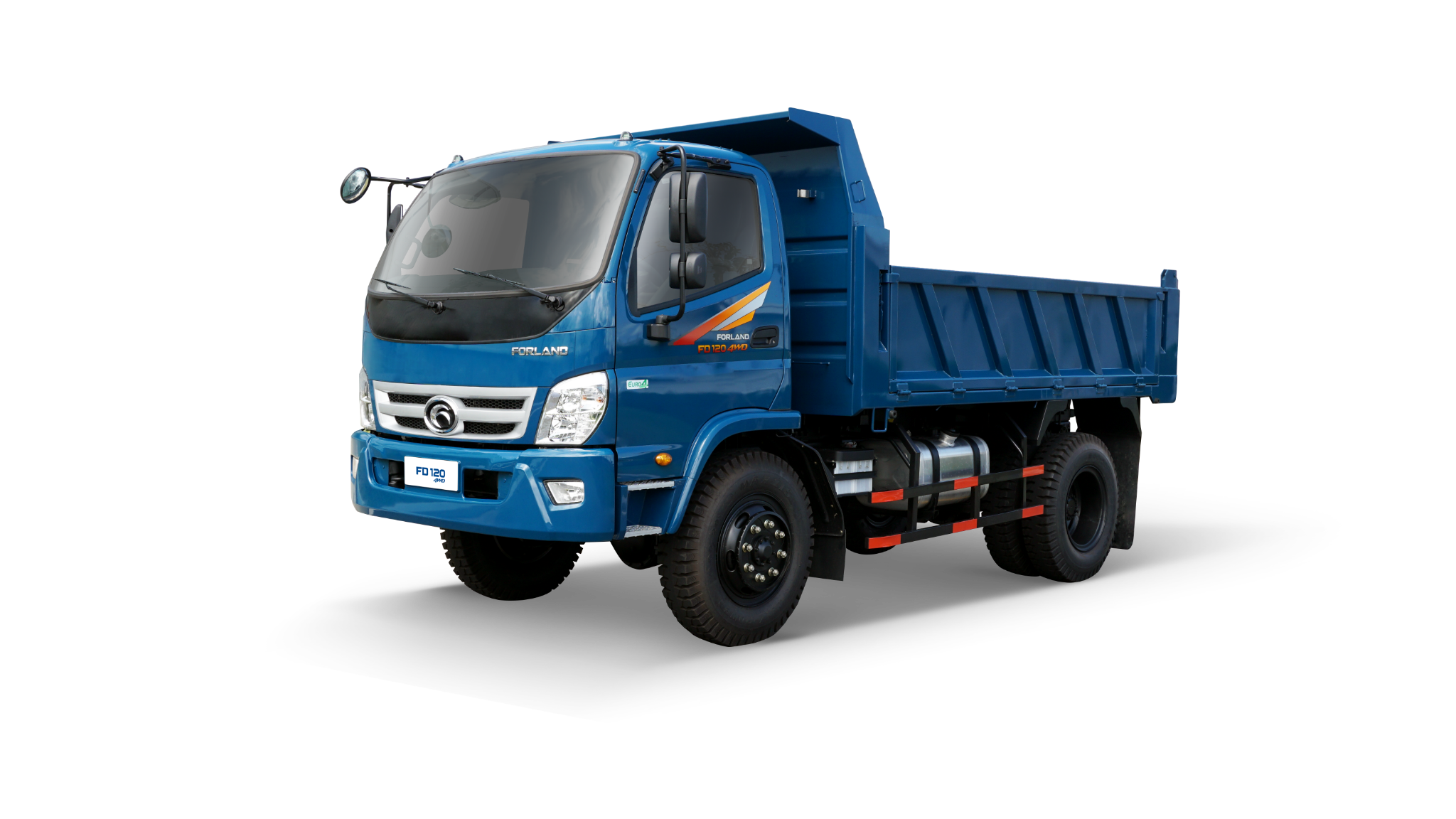  FORLAND FD120 4WD - XE BEN THACO 2 CẦU 6.5 TẤN 5.4 KHỐI, CẦU LÁP 