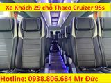  XE KHÁCH THACO CRUIZER 95S 29 & 34 CHỖ NGỒI 2025 ĐỘNG CƠ 270 THÂN DÀI 9M5 
