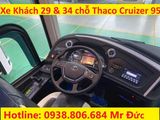  XE KHÁCH THACO CRUIZER 95S 29 & 34 CHỖ NGỒI 2025 ĐỘNG CƠ 270 THÂN DÀI 9M5 