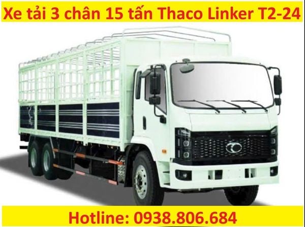  XE TẢI 15 TẤN THACO LINKER T2-24-THÙNG MUI BẠT 9M9 