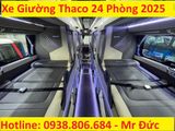  XE GIƯỜNG NẰM THACO 24 PHÒNG 2025 