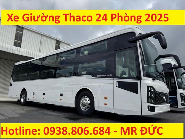  XE GIƯỜNG NẰM THACO 24 PHÒNG 2025 