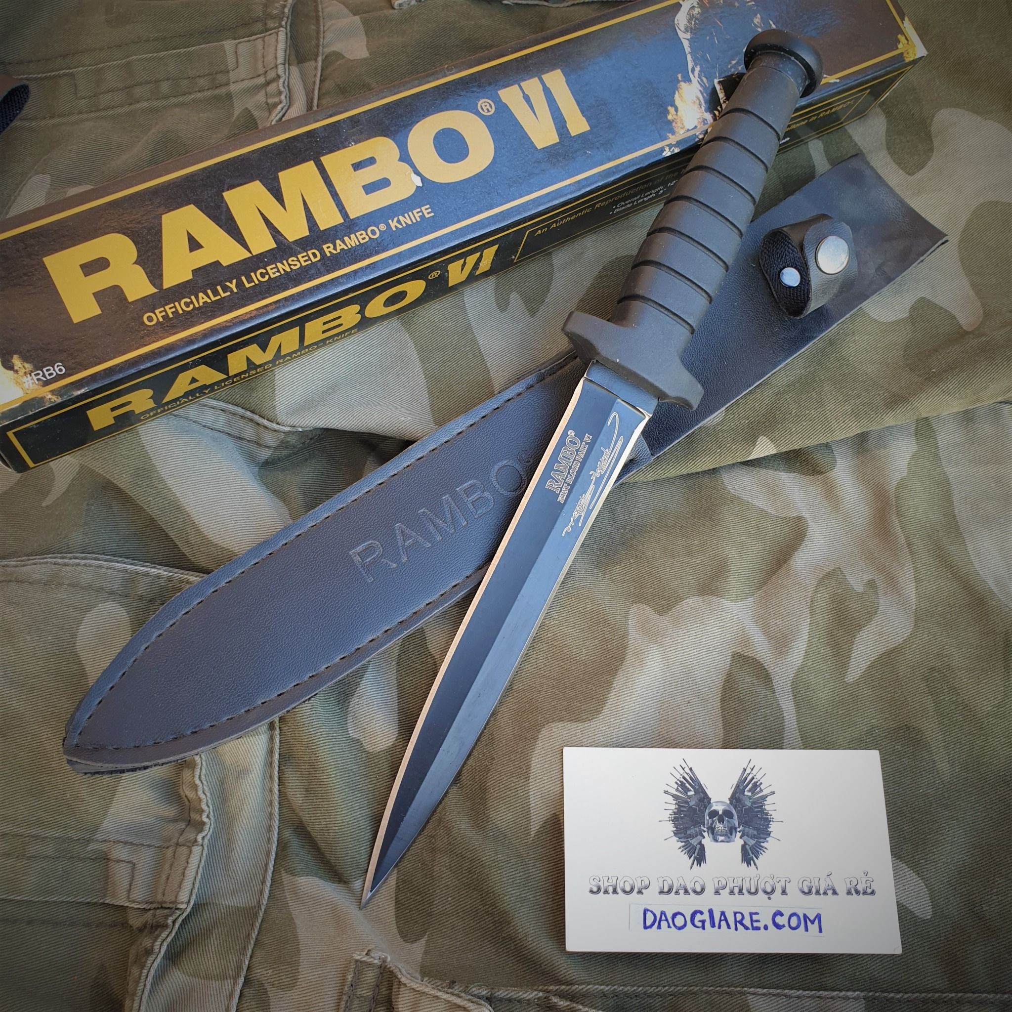  Dao Găm Rambo nhọn (Dao Rambo Part 6) 