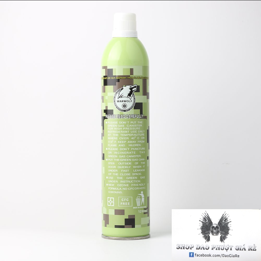  Green Gas Warwolf 1100ml 