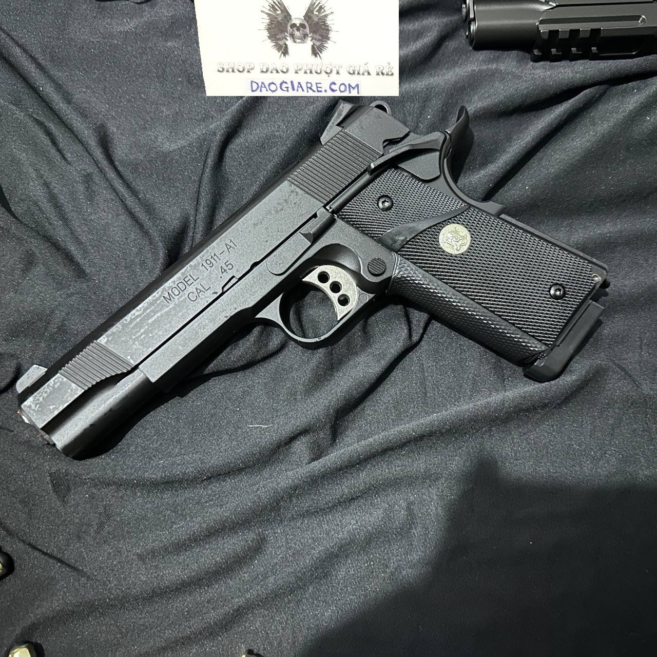  Súng M1911 Airsoft bắn bi sắt 