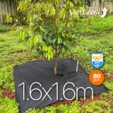  Lưới Vải Chống Cỏ Tấm Vuông Cắt Sẵn 1.6x1.6m 