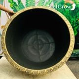  Chậu Nhựa Giả Đồng Hoa Văn Cổ Điển, Đường Kính 105cm 