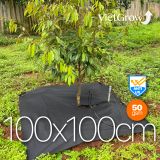  Lưới Vải Chống Cỏ Tấm Vuông Cắt Sẵn 1x1m 