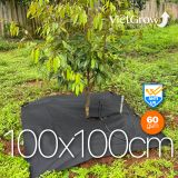  Lưới Vải Chống Cỏ Tấm Vuông Cắt Sẵn 1x1m 