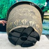  Chậu Nhựa Giả Đồng Hoa Văn Cổ Điển, Đường kính 72cm 