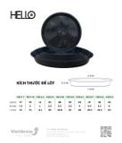  Đế Lót Chậu HELLO 