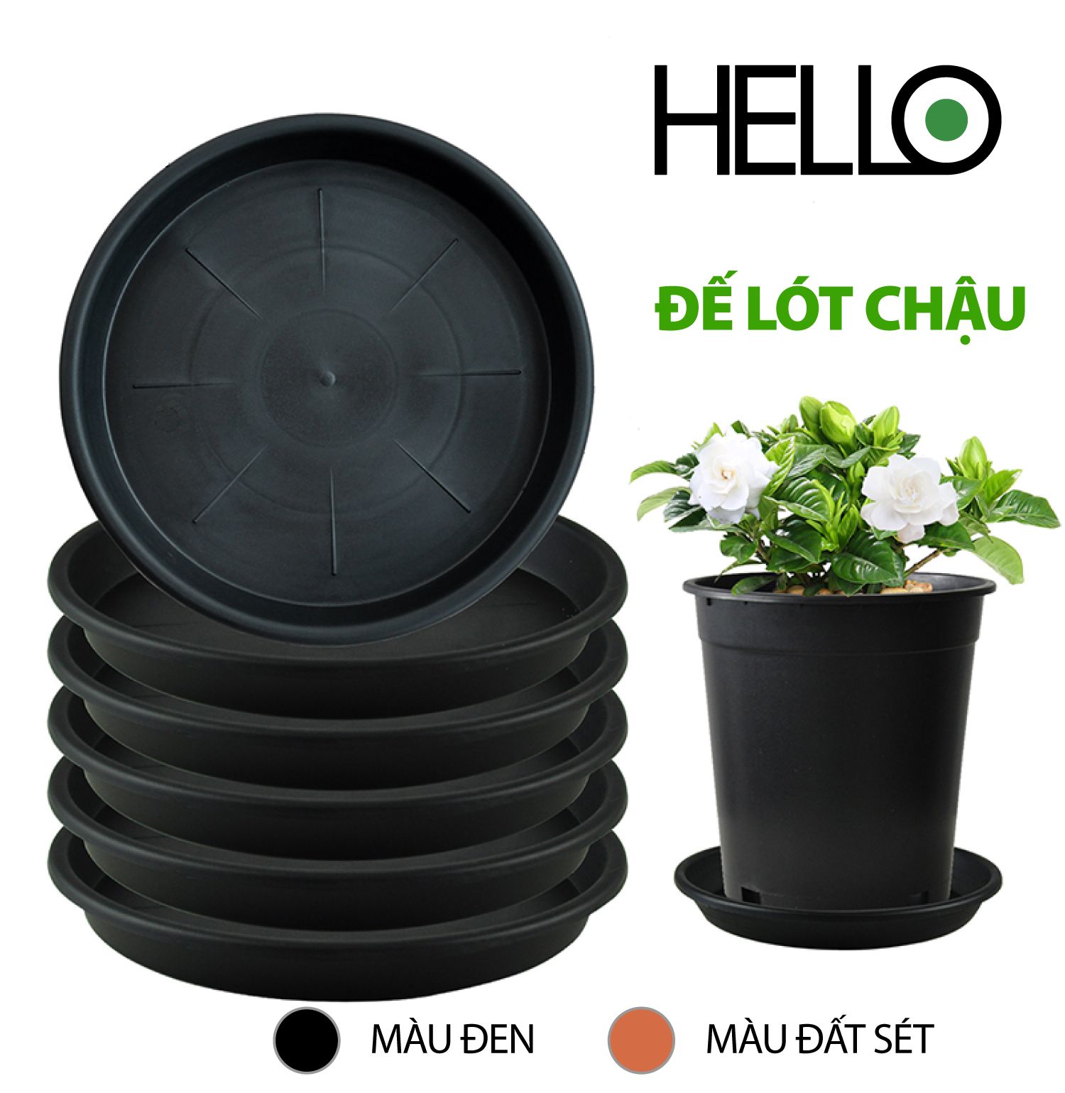  Đế Lót Chậu HELLO 