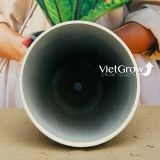  Chậu giả đá màu trắng đường kính 37cm - FLORAL DX4 