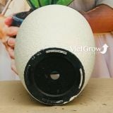  Chậu giả đá màu trắng đường kính 37cm - FLORAL DX4 