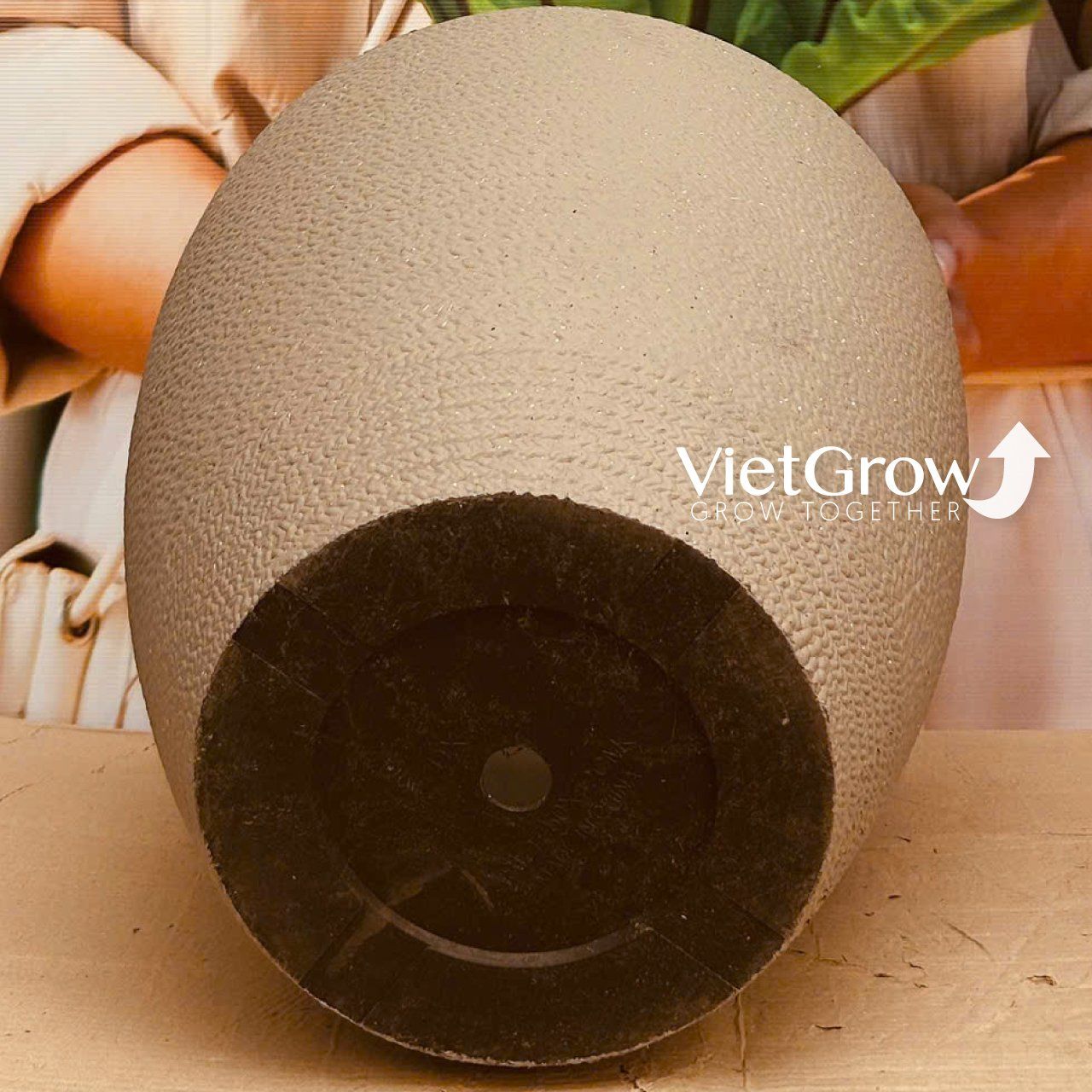  Chậu giả đá màu xám đường kính 50cm - FLORAL DX6 