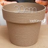  Chậu giả đá màu xám đường kính 30cm - FLORAL GP1 