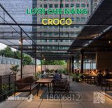  Lưới Che nắng CROCO - Cuộn Xanh đen 