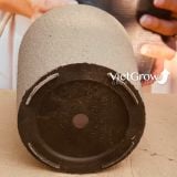  Chậu giả đá màu xám đường kính 27cm - FLORAL ZS2 