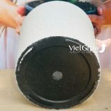  Chậu giả đá màu trắng đường kính 37cm - FLORAL ZS4 