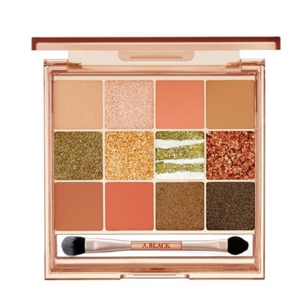 Bảng Mắt Clio A.Black Glam Change Multi Palette - Amber Bronze