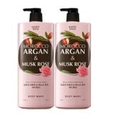  Sữa tắm Happy Bath Morocco Argan 1200g (MP8724  MP8725) 
