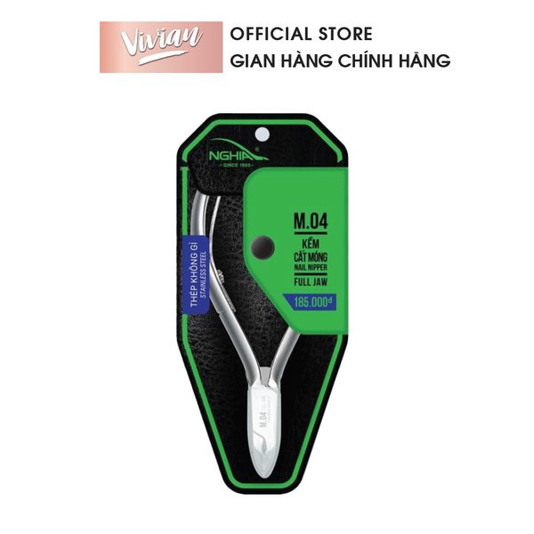 Kềm cắt móng thép không gỉ M.04 Kềm Nghĩa thép không gỉ