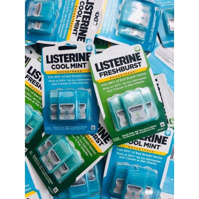  Miếng ngậm thơm miệng,diệt khuẩn Listerine cool mint (MP5695) 
