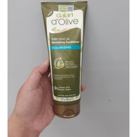  Dầu xả Dalan D’Olive 200ml - Volumizing - MP8353 