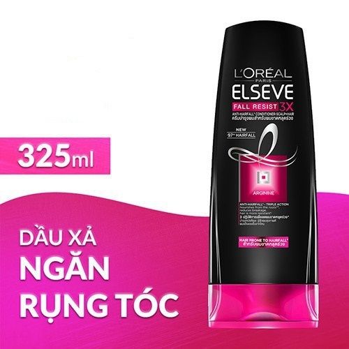Dầu xả ngăn gãy rụng tóc L'Oréal Paris Elseve Fall Resist 3X Conditioner