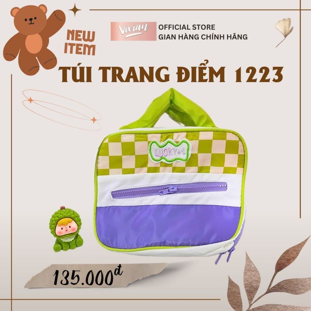  Túi trang điểm 1223# (MP9383) 