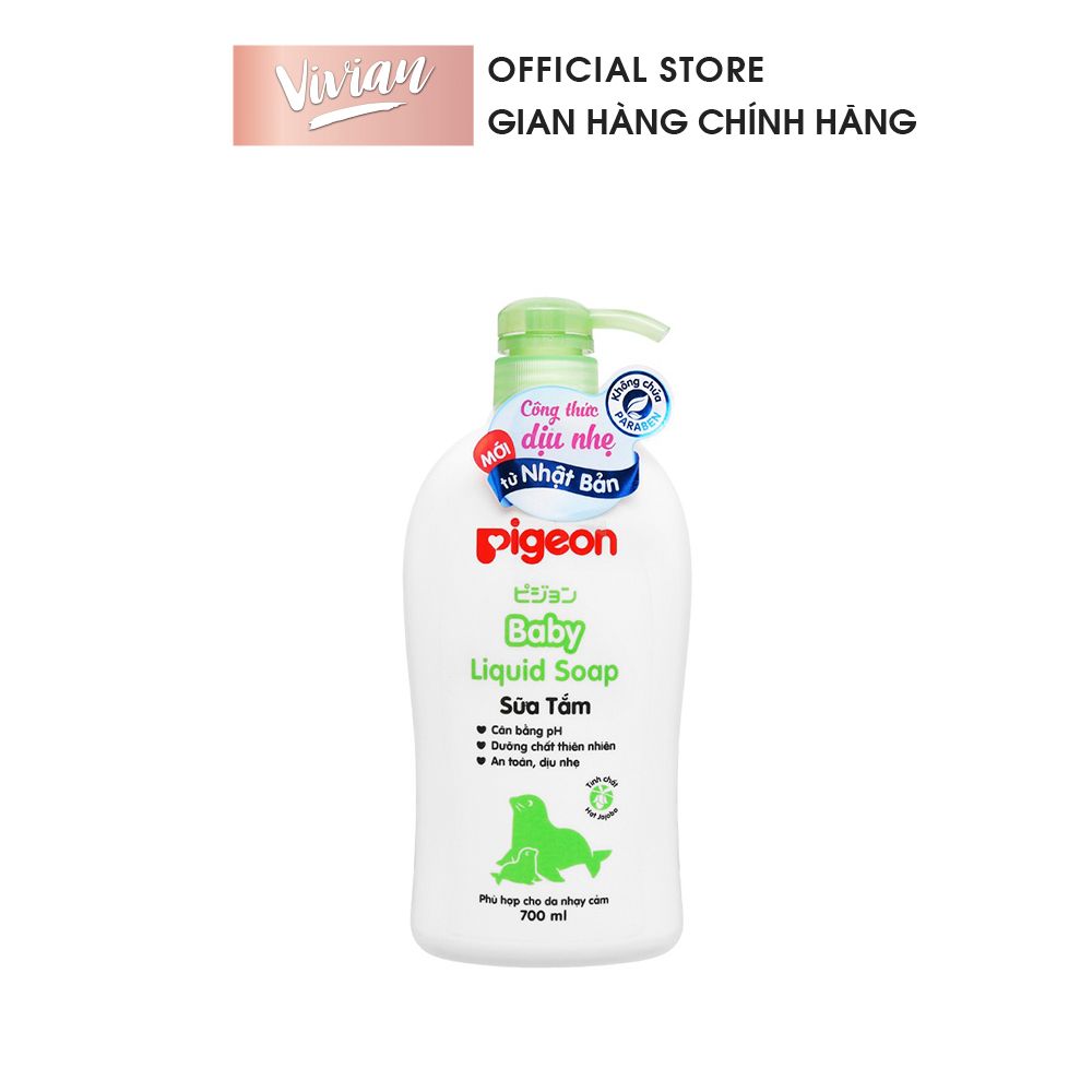  Sữa tắm Pigeon 700ml - Baby Liquid Soap (MP4605) 
