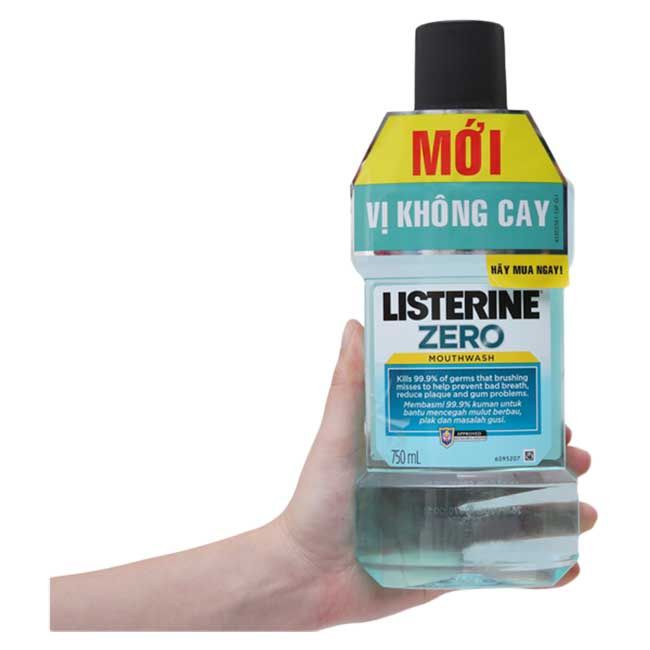  Nước súc miệng Listerine 750ml (không cay) (MP6926) 