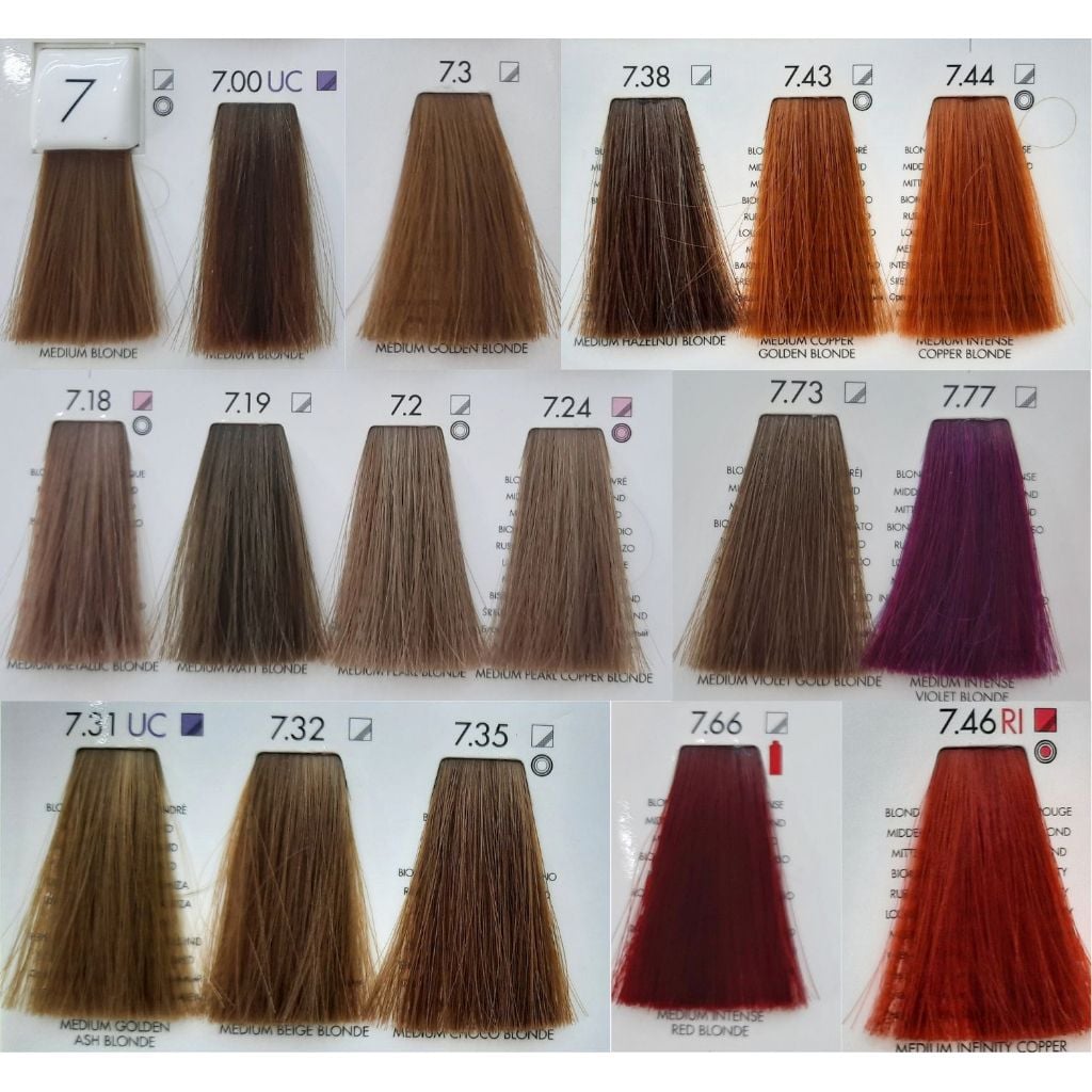  Màu nhuộm Keune Màu 7 (TO2506 TO2515) 