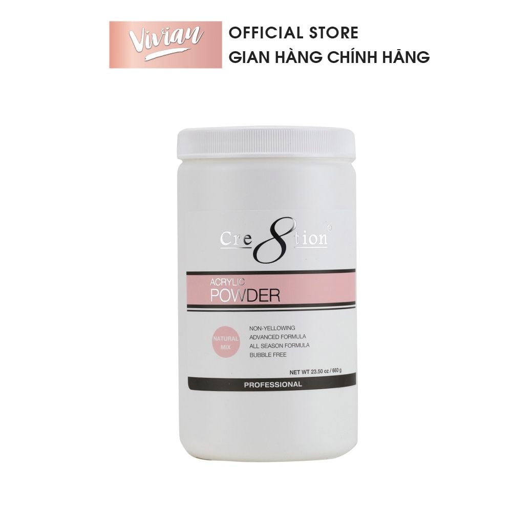 Cre8tion Acrylic Powder, NATURAL MIX, 23.5oz, 01124 Cre8tion Acrylic Powder, NATURAL MIX, 23.5oz, 01124