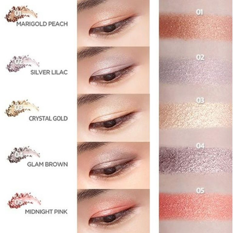  Màu mắt nhũ KLAVUU Crystal Gold #SP03 (MP8205) 