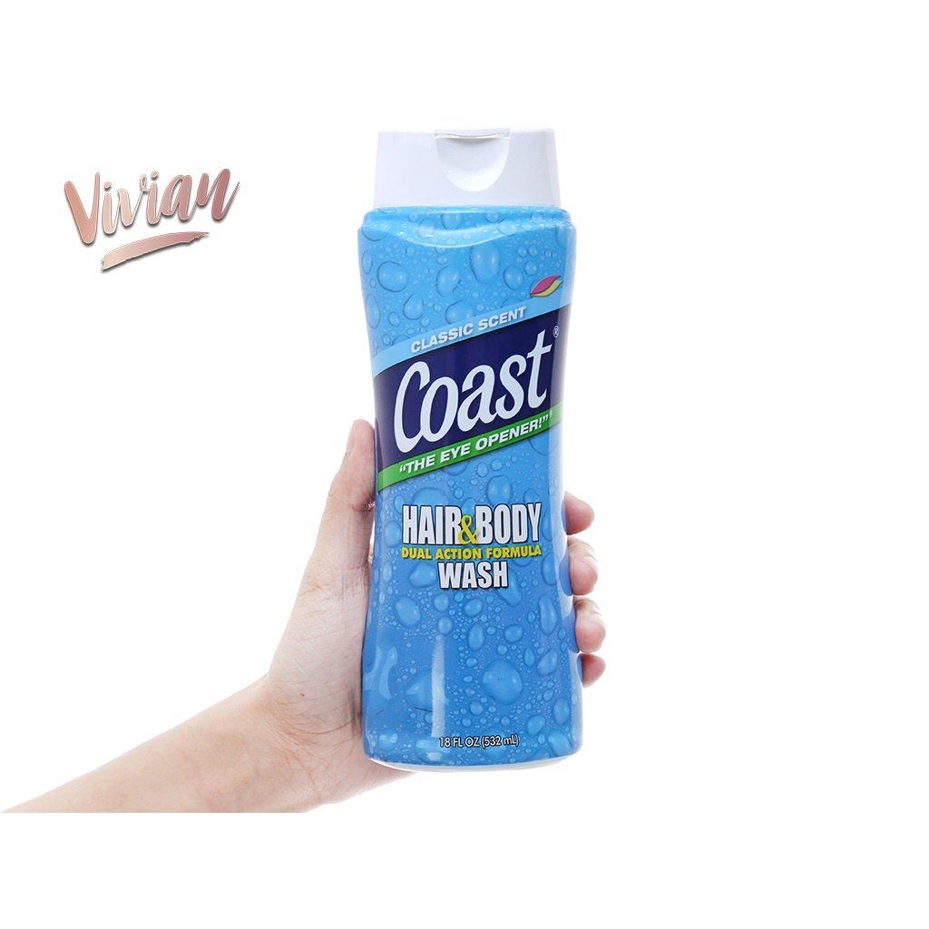  Sữa Tắm Gội Coast Hair & Body Wash Classic 532ml (MP5822) 