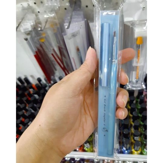  Cọ gel xéo cán xanh số 4-6 (NA4389 NA4390) 