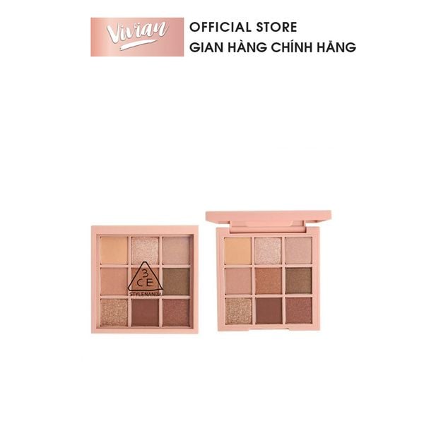 Bảng Phấn Mắt 9 Màu 3CE Multi Eye Color Palette - Overtake