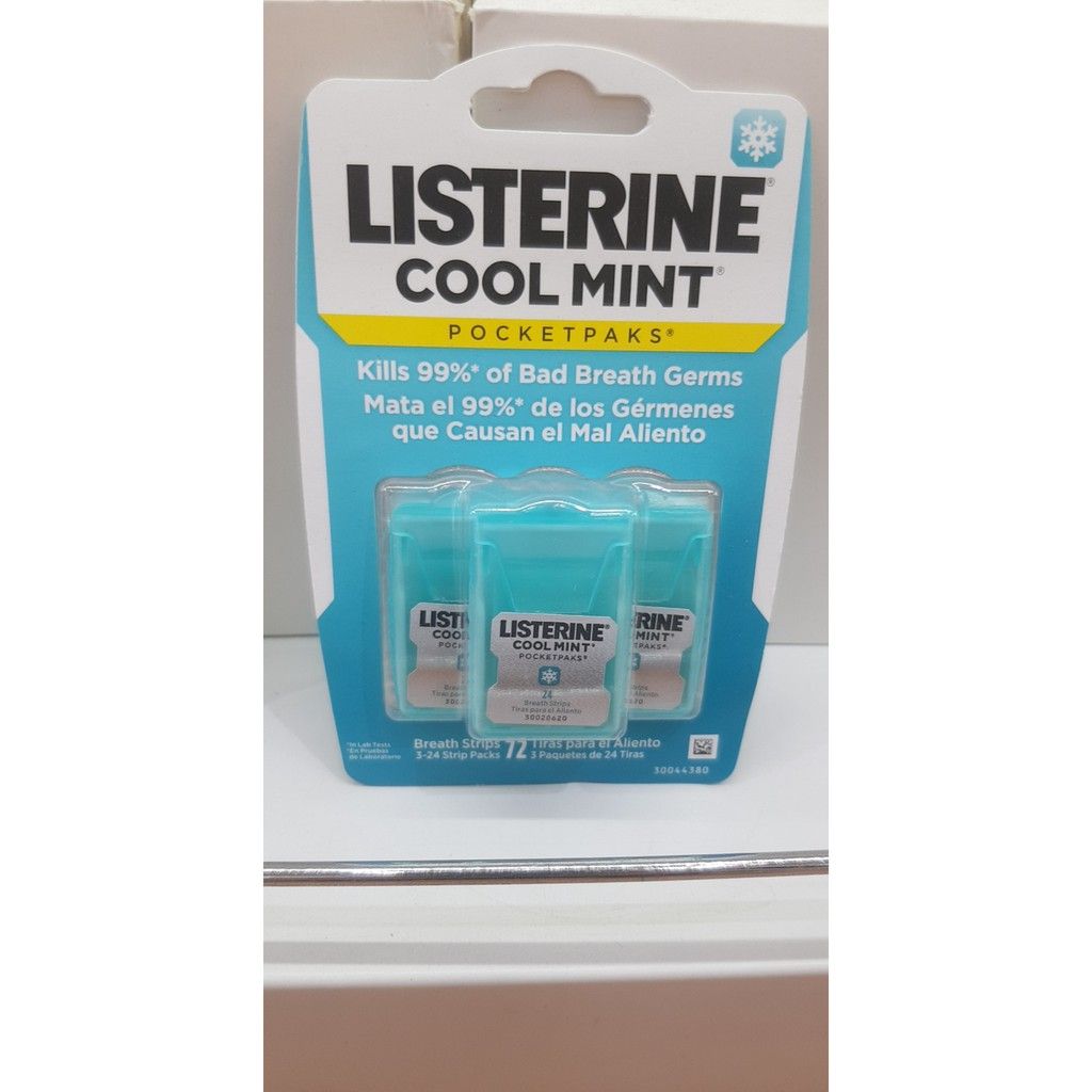  Miếng ngậm thơm miệng,diệt khuẩn Listerine cool mint (MP5695) 