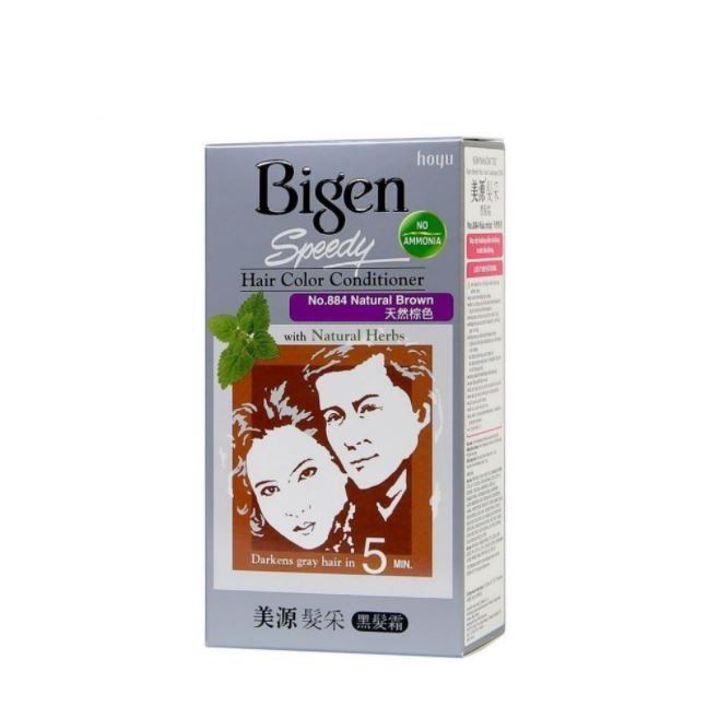  (Bigen xám) Thuốc nhuộm tóc Bigen Speedy Hair Color Conditioner 80ml (xám) 