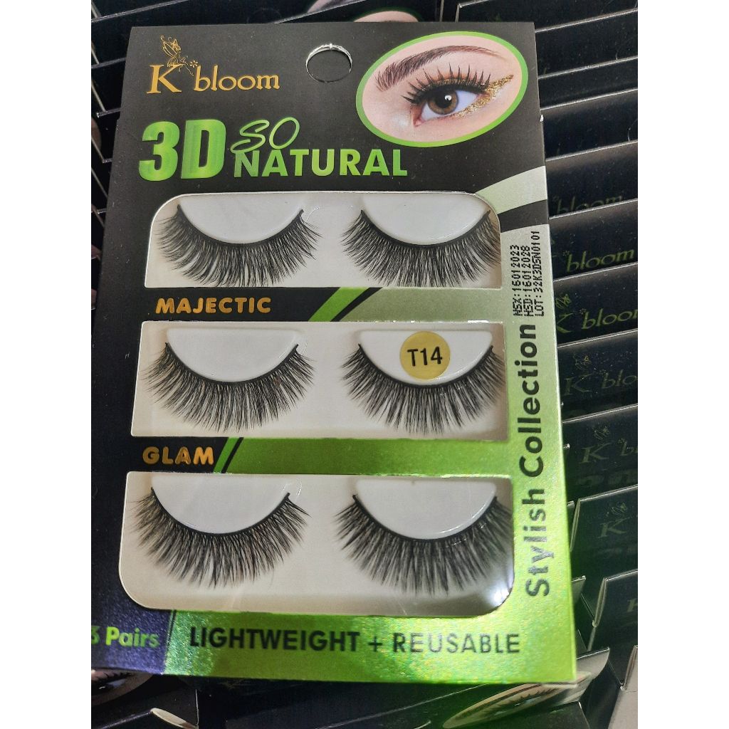 Mi giả 3D Kbloom 3 đôi 