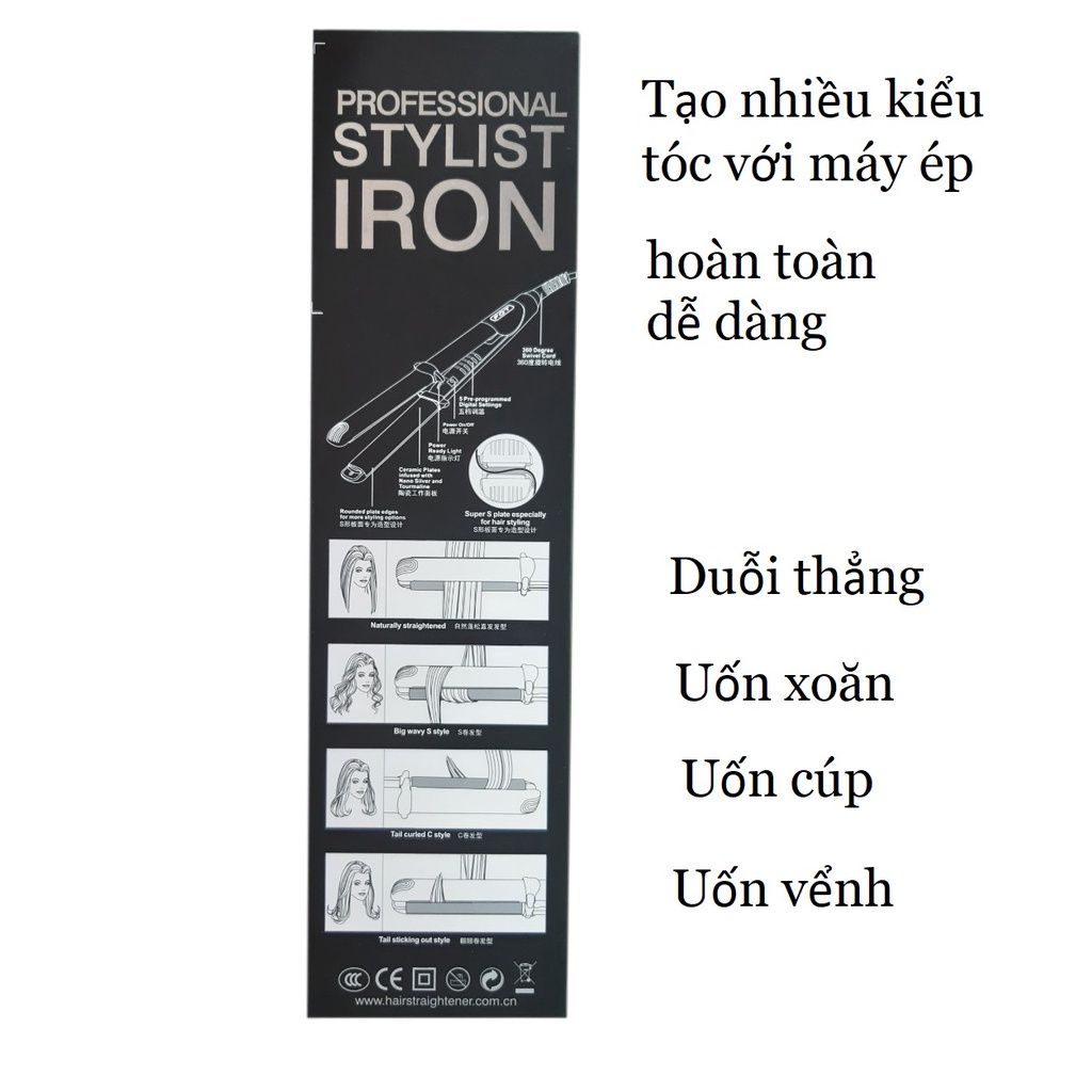  Máy duỗi tóc F801HB (TO2112) 
