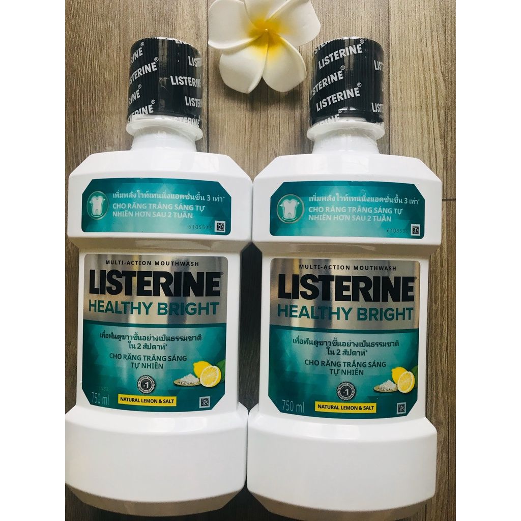  Nước súc miệng Listerine 250ml (trắng răng) (MP6932) 
