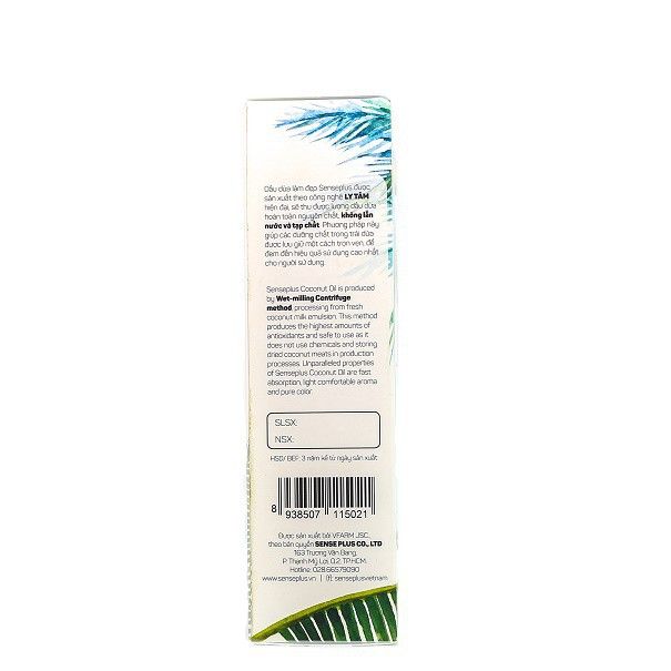  DẦU DỪA LÀM ĐẸP SENSE PLUS NGUYÊN CHẤT 50 ML (MP7186) 